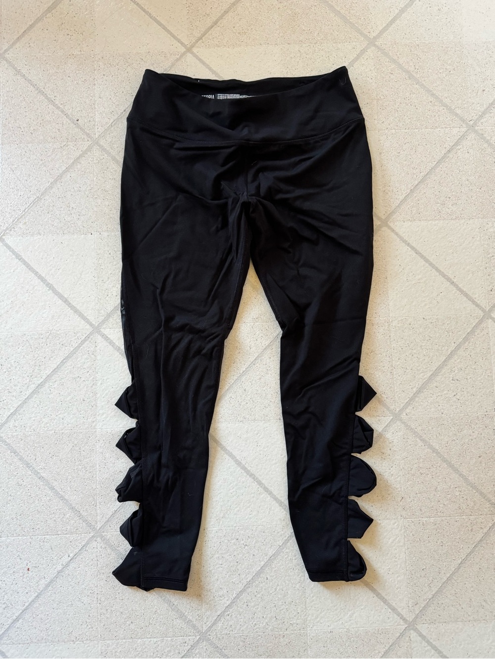 Victoria's Secret Black open Side Leggings